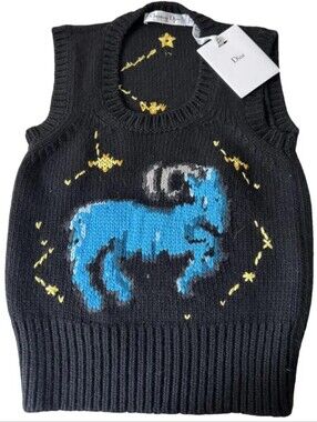 Dior  zodiac Aries limited edition sweater vest